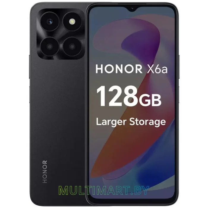 Смартфон HONOR X6a 6GB/128GB международная версия (полночный черный)